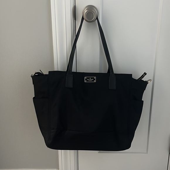 kate spade Handbags - Kate Spade Women’s Black Large Tote Travel Diaper Work Baby Bag Waterproof